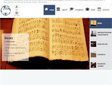 Tablet Screenshot of conservatoriobellini.it